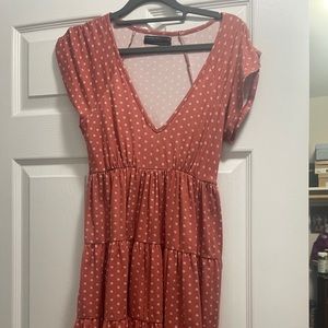 Pretty polka dot dress xs